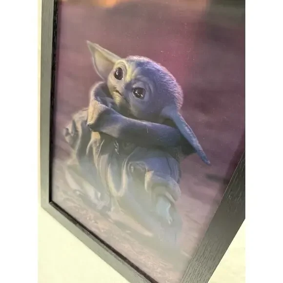 Star Wars THE MANDALORIAN THE CHILD BABY YODA LENTICULAR ILLUSION PRINT